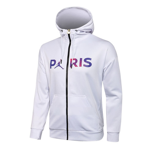 Chaqueta con Capucha Paris Saint Germain 2021-22 Blanco